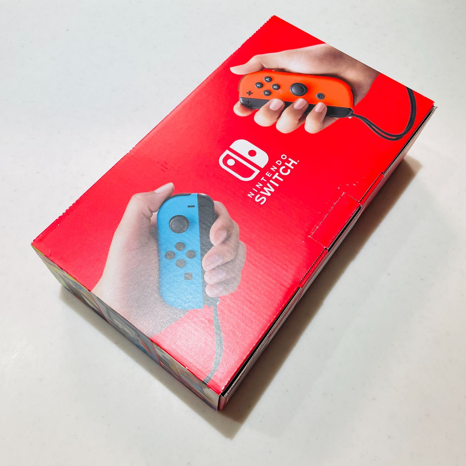 【動確済】Nintendo Switch 2021 ネオンブルー×レッド #B 新型 Nintendo Switch ネオンブルー ネオンレッド 2021年製 動作確認
