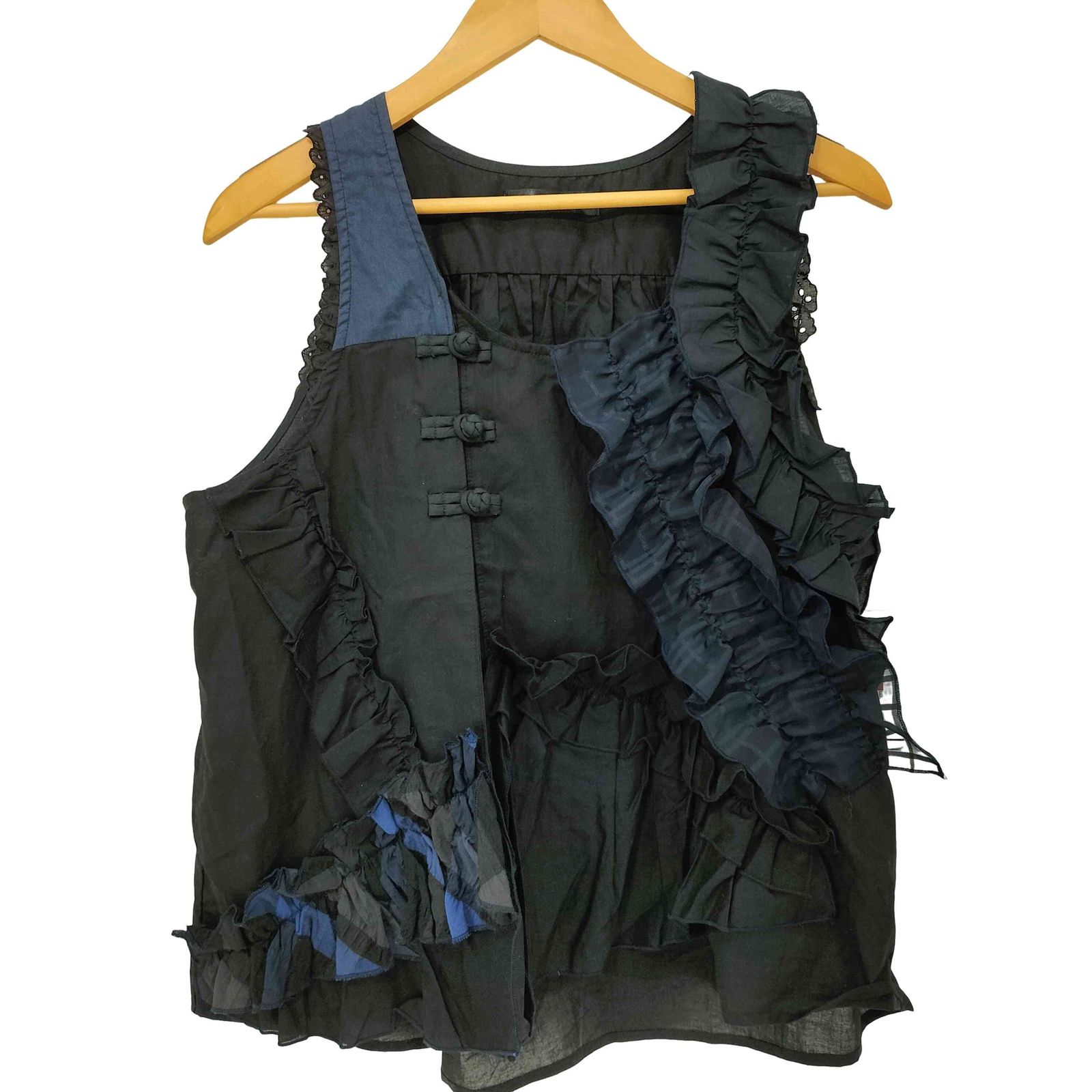 トリト TORI-TO 別注 26SS コラージュ ノースリーブ シャツ レディース JPN：M