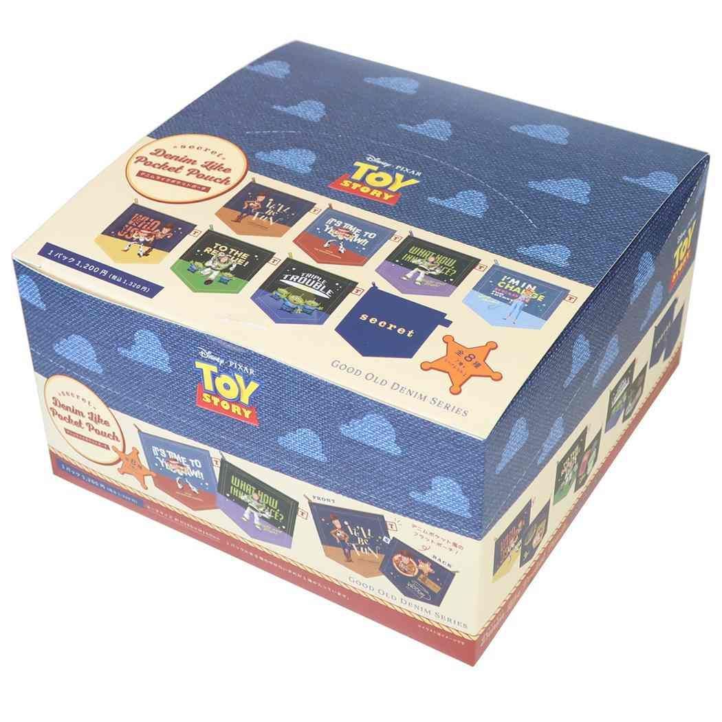 トイストーリーミニポーチシークレットデニムライクポケットポーチ 全8種 8個入セット Good old denim series まとめ買い