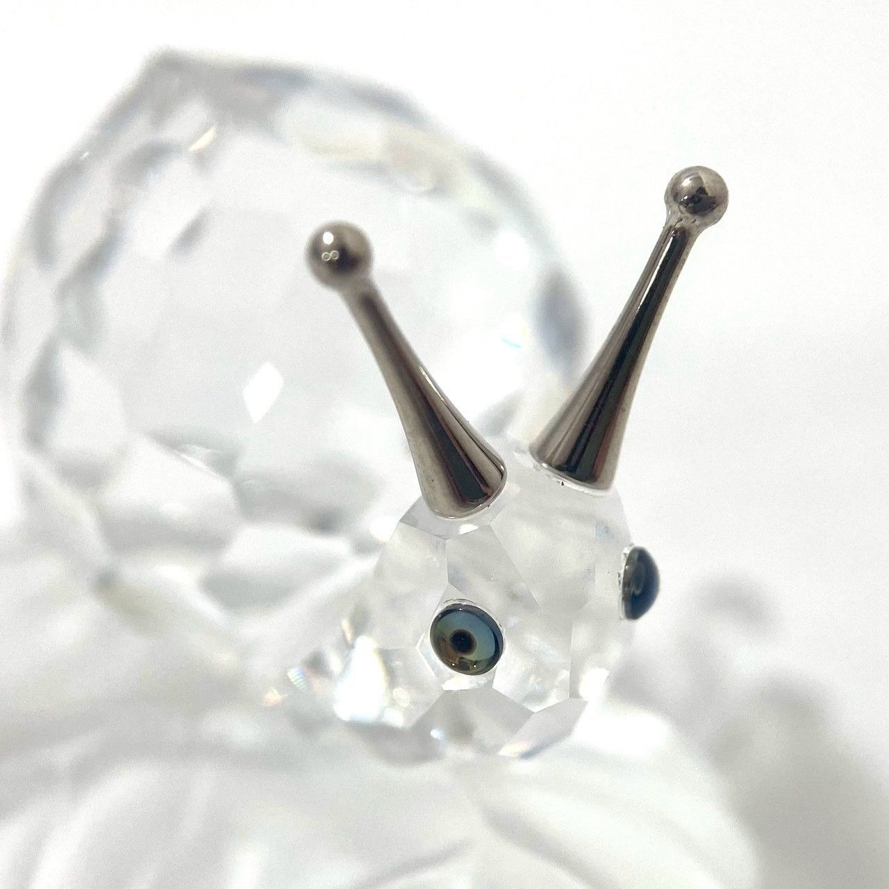Y【SWAROVSKI】ブドウの葉の上のカタツムリ クリスタル 196501 ガラス