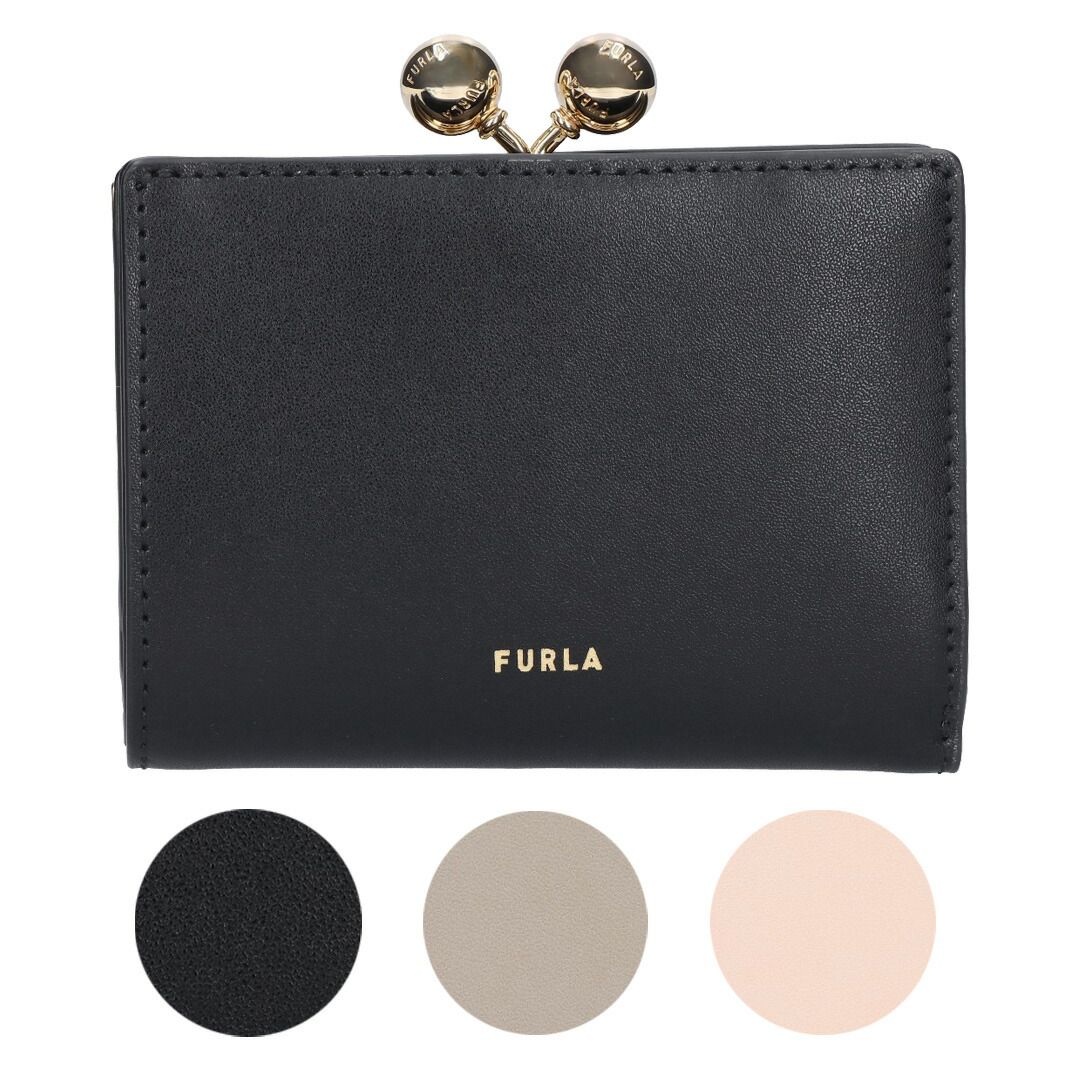 フルラ FURLA 折財布 ニつ折財布 がま口財布 コンパクトウォレット DOTS コンパクトウォレット S WP00541 BX3104
