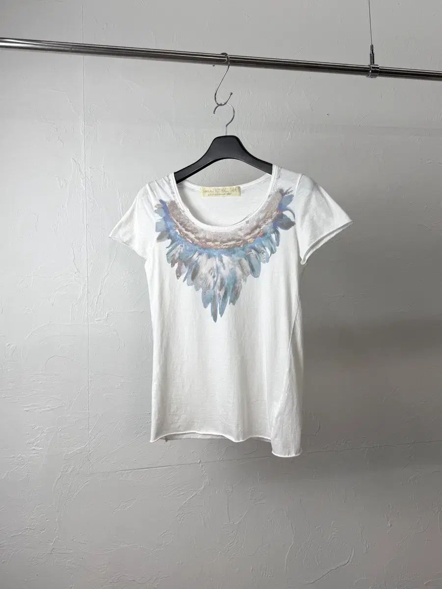Goa トロンプルイユ フェザー Tシャツ