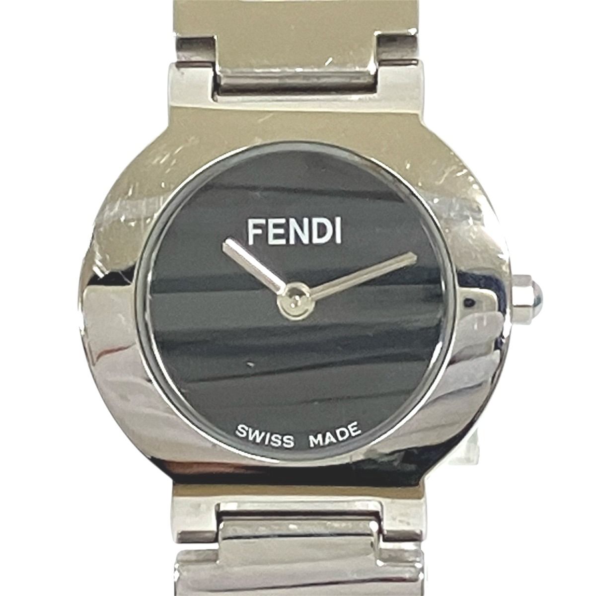 フェンディ FENDI オロロジ 腕時計 総重量約59.6g ステンレス ステンレス クオーツ ブラック文字盤 3050L レディース