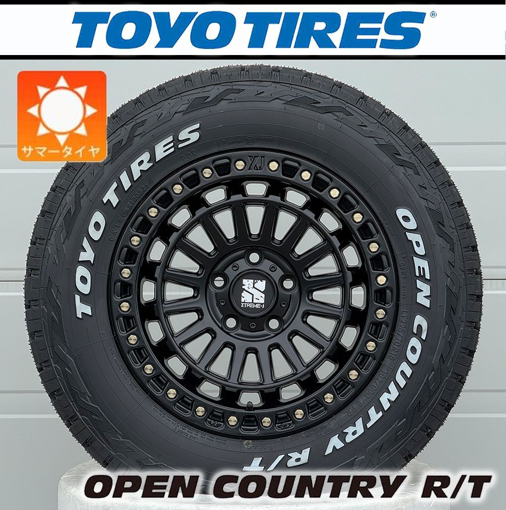 デリカD5 エクストレイル RAV4｜16インチ タイヤホイール トーヨー オープンカントリー RT 225/70R16 XTREMEJ XJ08 新品 4本セット