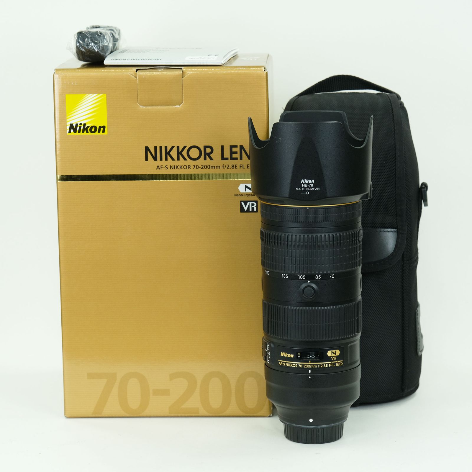 [美品] Nikon AF-S NIKKOR 70-200mm f/2.8E FL ED VR | Nikon Fマウント 101,750円