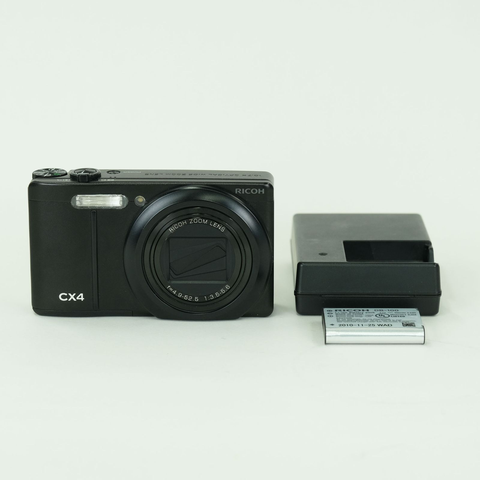 [良品 | シャッター数590回] RICOH CX4 ブラック | コンパクトデジタルカメラ