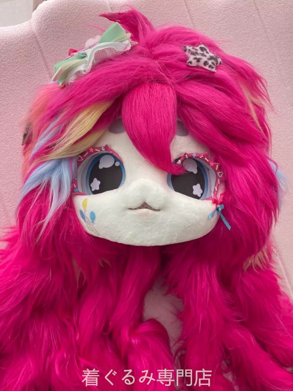 犬　猫　着ぐるみ ヘッド全頭　ヘッド ケモノ ファースーツ ぬいぐるみ コスプレ コスチューム Kurumi 一点物 C646 31,850円