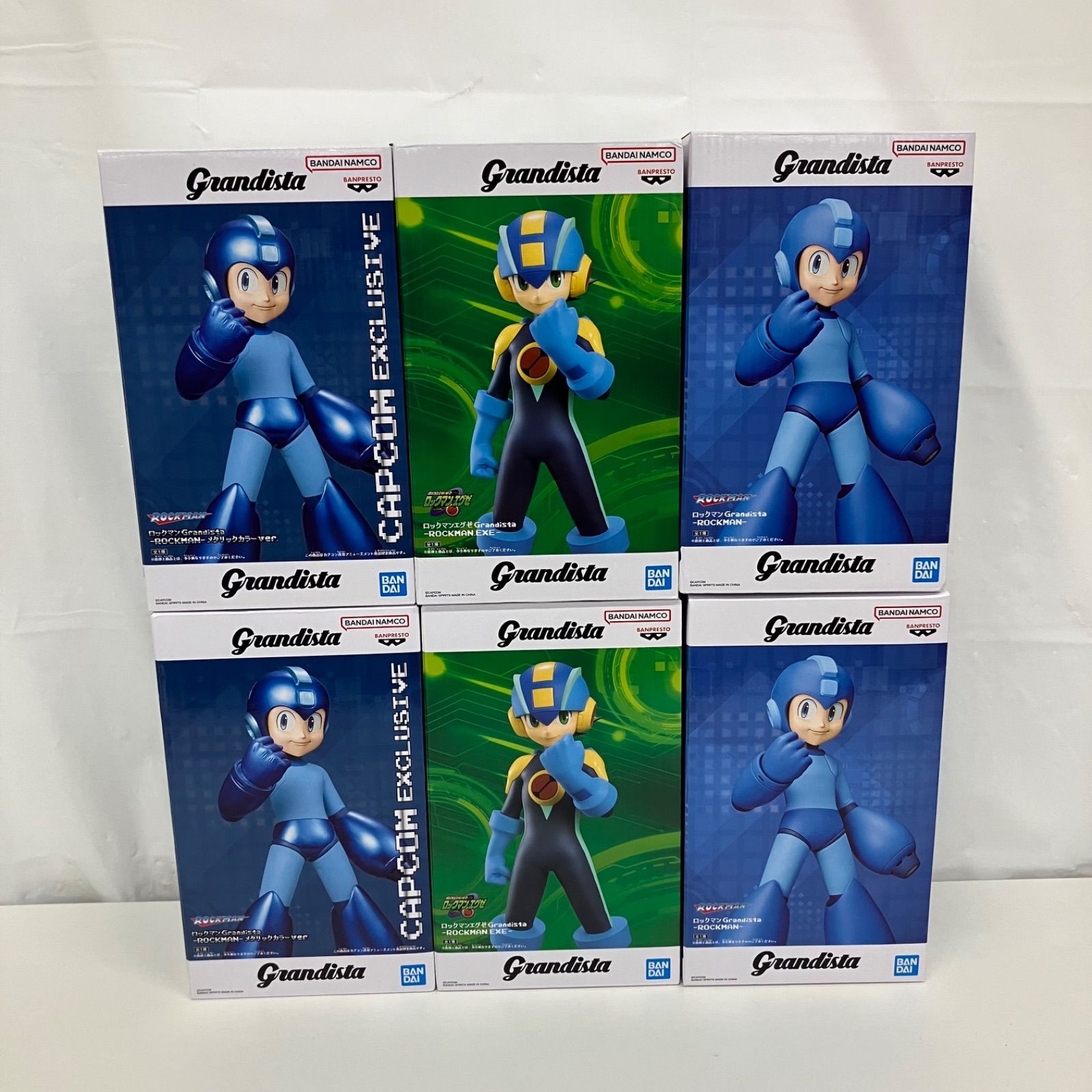 未開封 ロックマン ロックマンエグゼ Grandista ROCKMAN メタリック