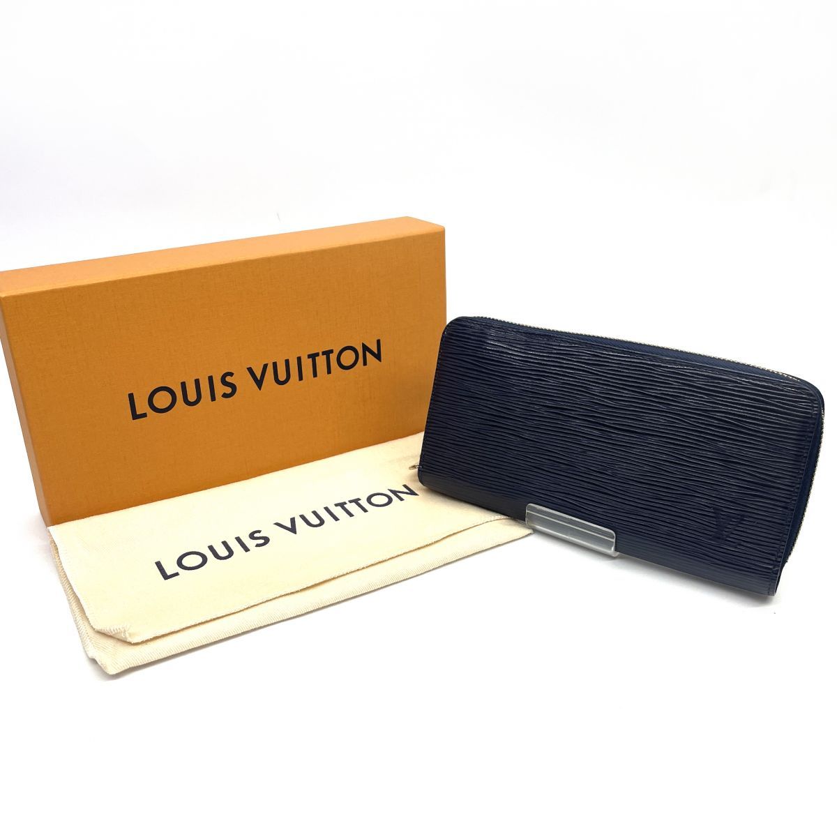 LOUIS VUITTON ルイ・ヴィトン ジッピーウォレット エピ ネイビー ラウンドファスナー 長財布 ※中古 【津山店】
