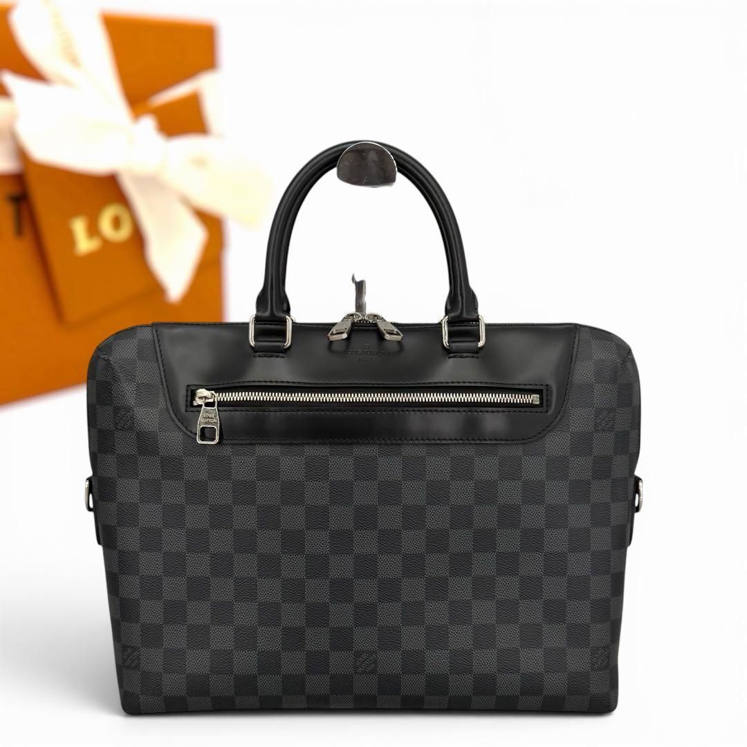 ルイヴィトン ダミエグラフィット　ポルトドキュマン ジュール NM PDJ LOUIS VUITTON ビジネスバッグ