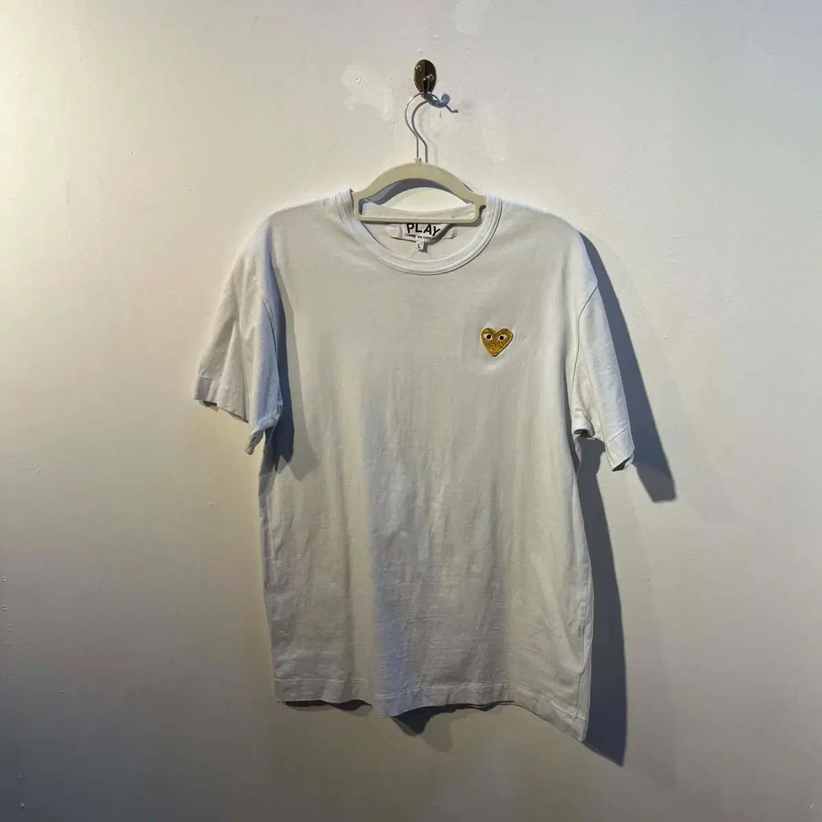 コム・デ・ギャルソン GOLD ハートワッペン 半袖 Tシャツ