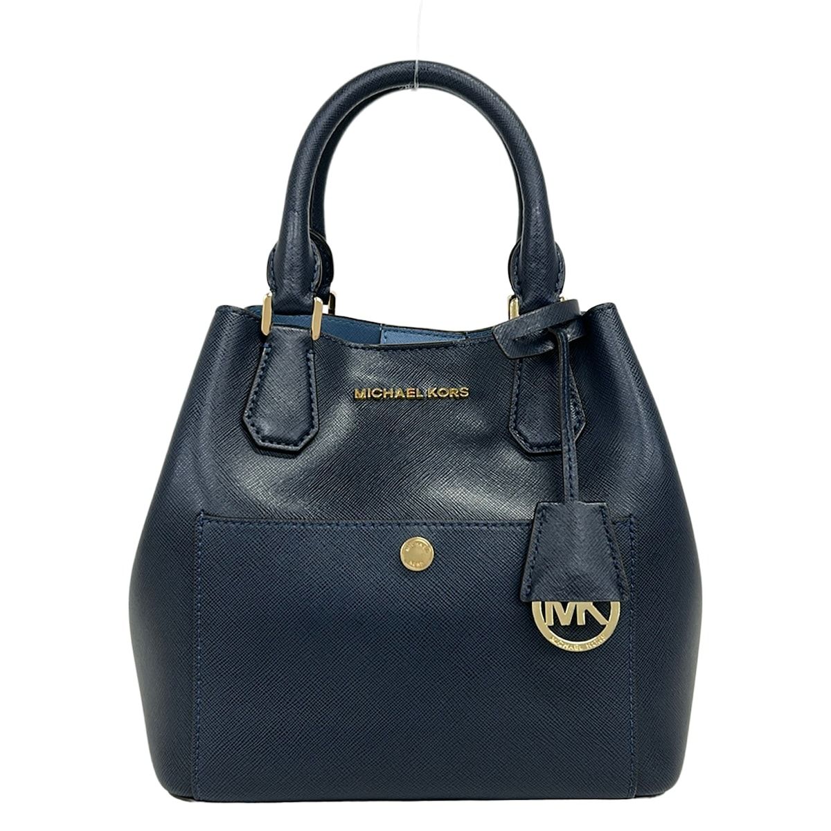 MICHAEL KORS(マイケルコース) トートバッグ - 30S5GGRT6U ネイビー レザー