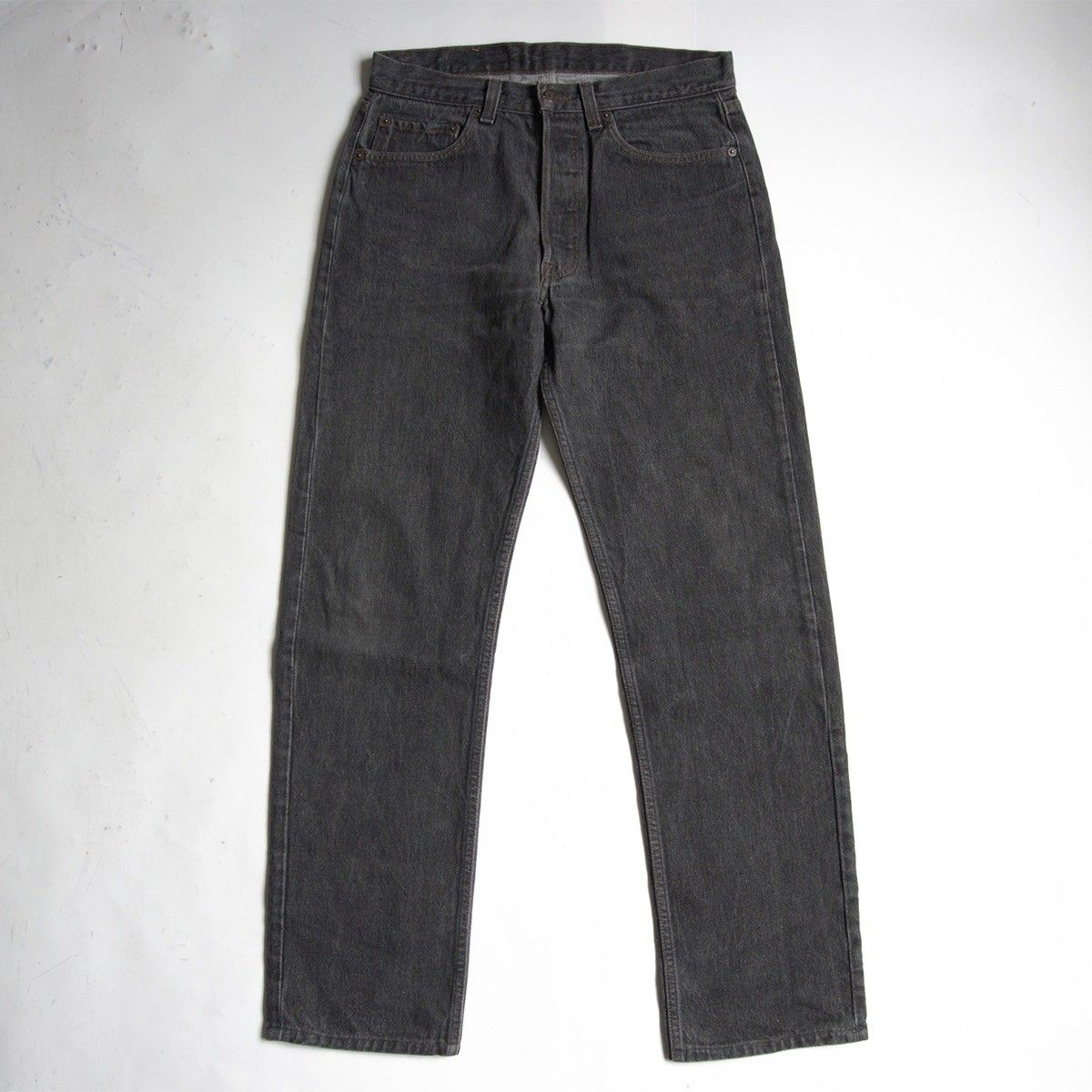 藤*️様 80s Levi's 先染めブラック 501 USA製 W34 ヴィン 先染め】 LEVI'S 【80s/501 ブラックデニム デニムパンツ】32×34
