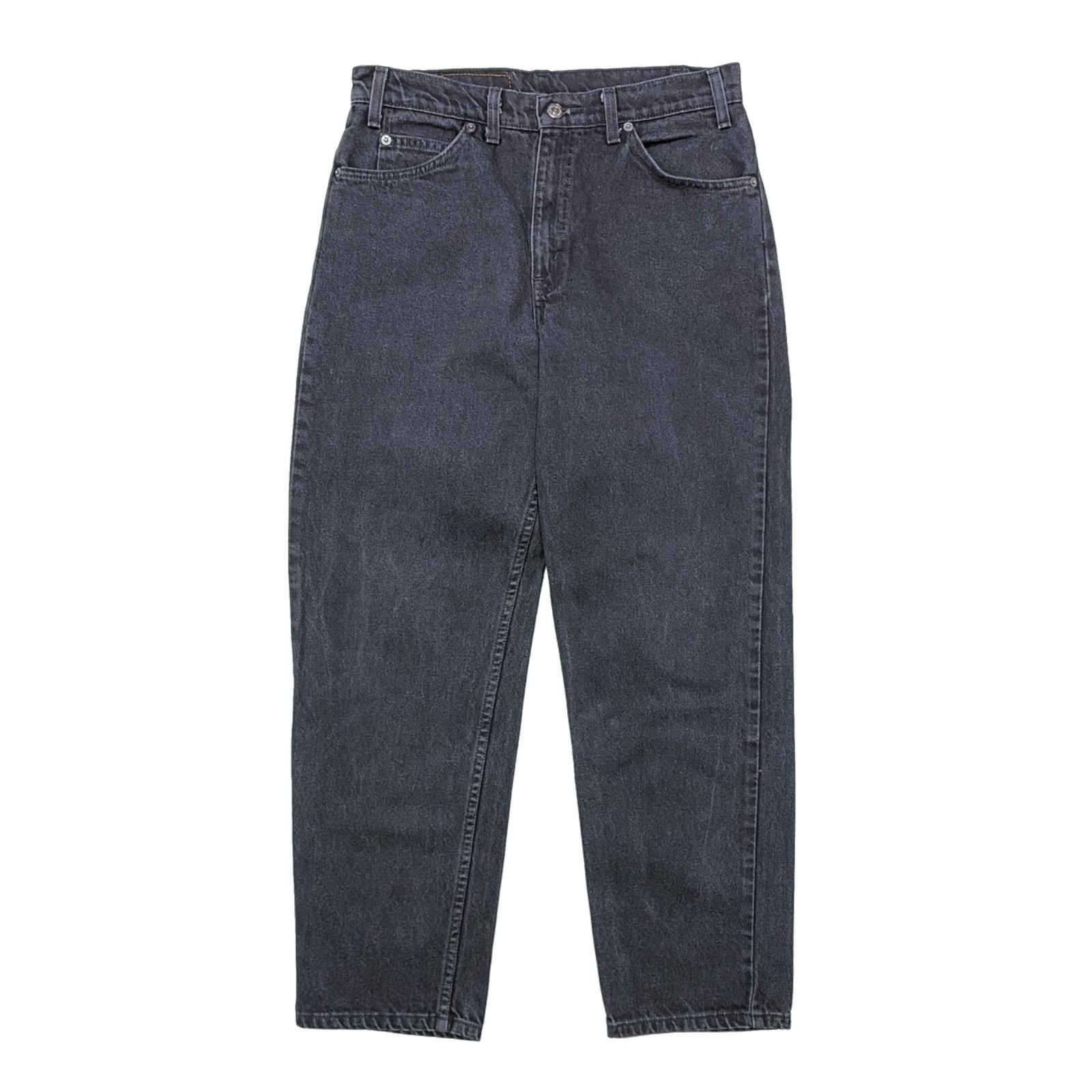 90s LEVIS リーバイス 555? ブラックデニム パンツ ジーンズ RELAXED FIT