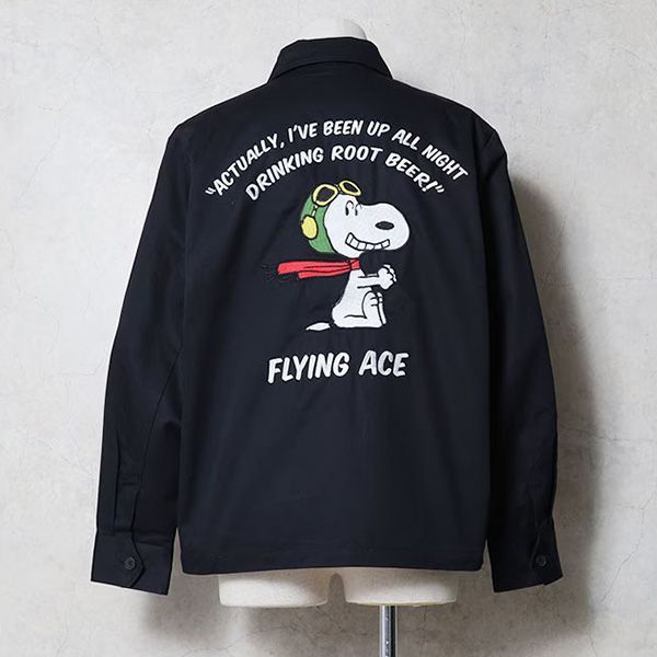 ヒューストン【HOUSTON】51607 HOUSTON×PEANUTS EMB VIETNAM JACKET