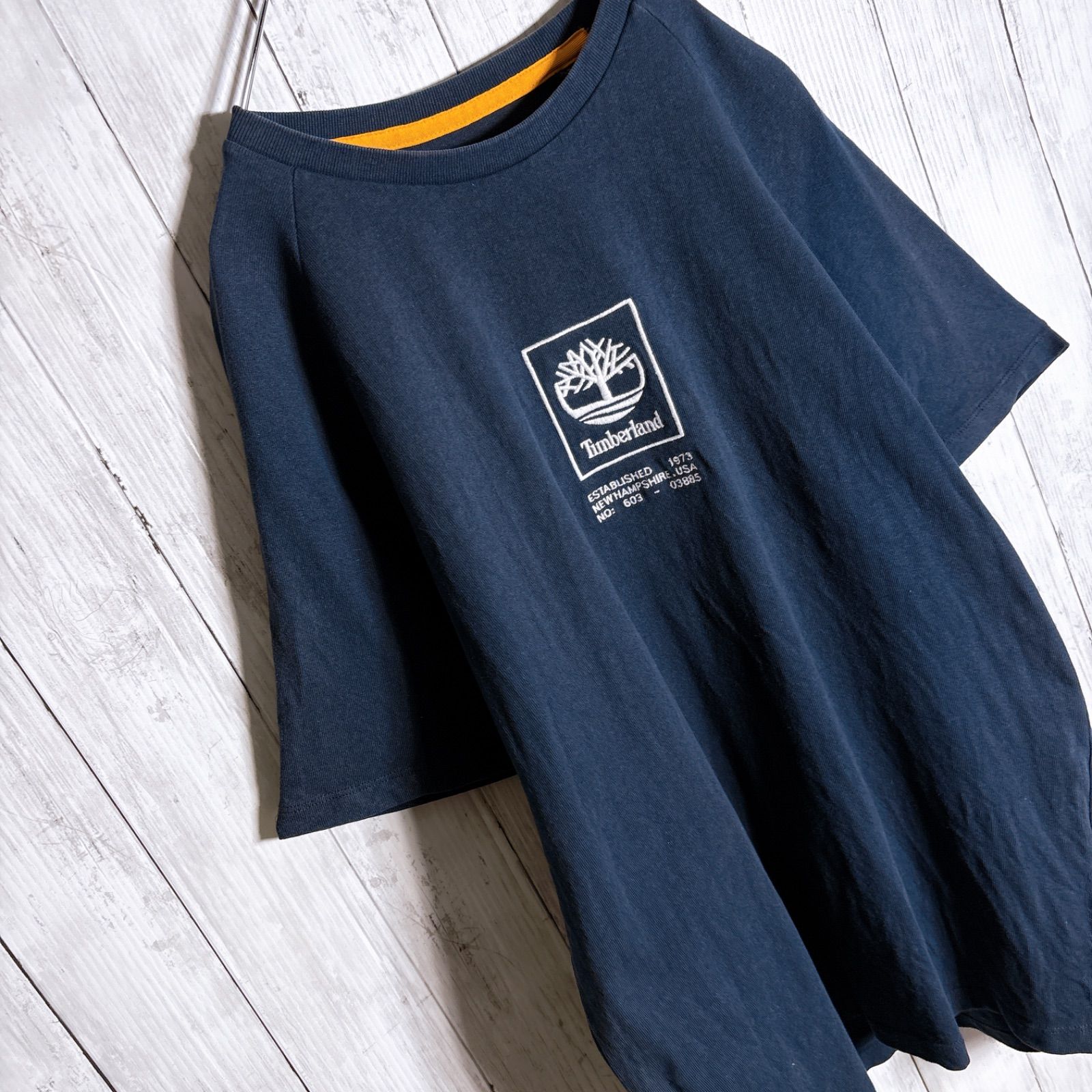 刺繍ロゴ/ワンポイント】Timberland ティンバーランド 半袖Tシャツ