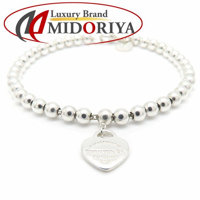 TIFFANY&Co. ティファニー リターントゥティファニー ミニハートタグ ブレスレット ピンクエナメル シルバー925/295630【中古】【BJ】