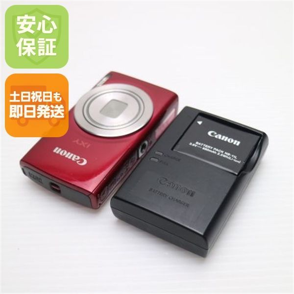 中古 IXY 180 レッド 即日発送 コンデジ Canon 本体 土日祝発送OK 08000