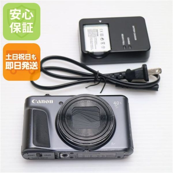 良品中古 PowerShot SX720 HS ブラック 即日発送 コンデジ Canon 本体 土日祝発送OK 08000