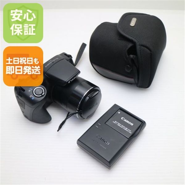 新品同様 PowerShot SX430 IS ブラック 即日発送 コンデジ Canon 本体 土日祝発送OK 08000