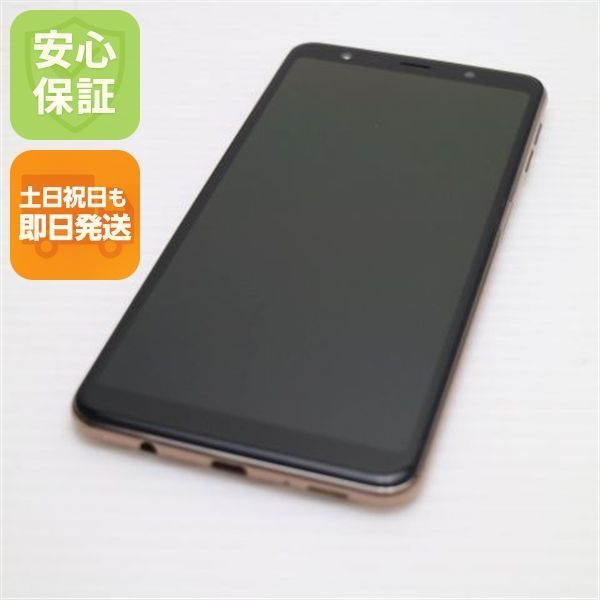 超美品 SIMフリー Galaxy A7 ゴールド スマホ 本体 白ロム 土日祝発送OK 08000