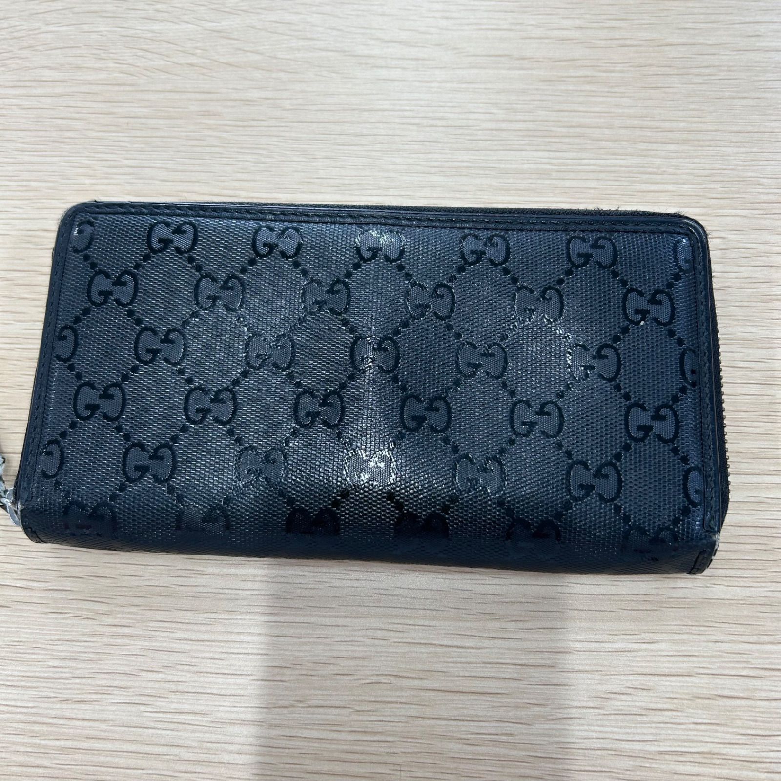 GUCCI グッチ 長財布 ラウンドファスナー インプリメ - メルカリ