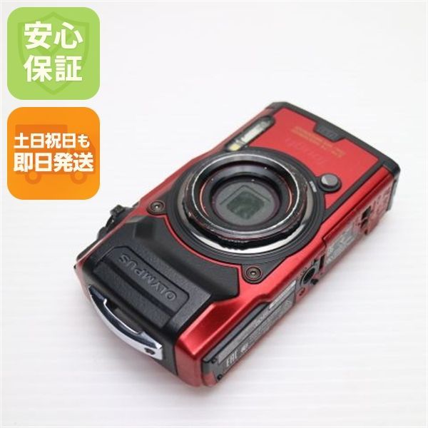 良品中古 TG-6 レッド 即日発送 OLYMPUS コンパクトデジタルカメラ 土日祝発送OK 08000