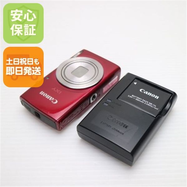 中古 IXY 180 レッド 即日発送 コンデジ Canon 本体 土日祝発送OK 08000