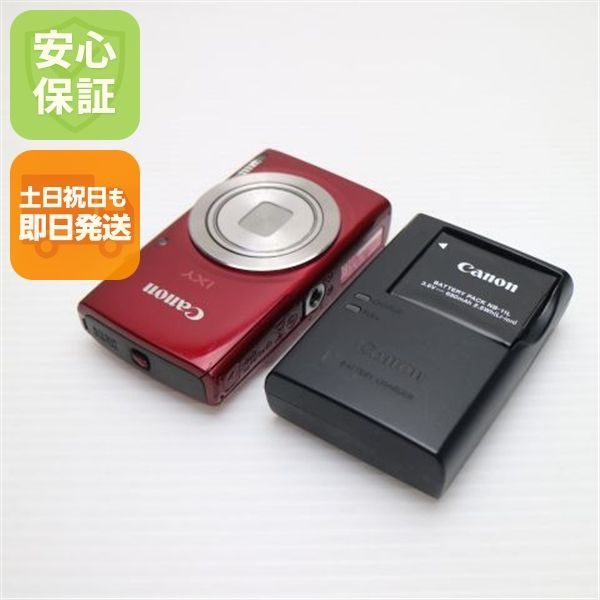 美品 IXY 180 レッド 即日発送 コンデジ Canon 本体 土日祝発送OK