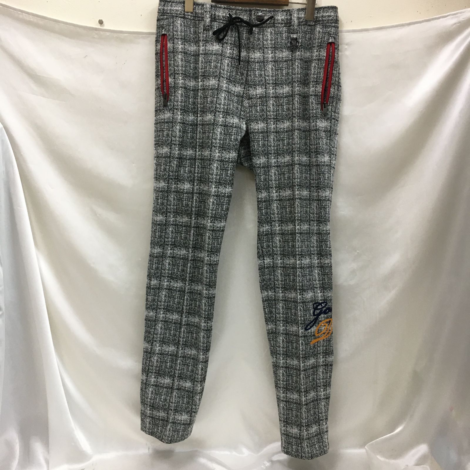 [三沢店5-58-0605] マークアンドロナ G.O.D Classic Pants チェック 50 XL【美品】