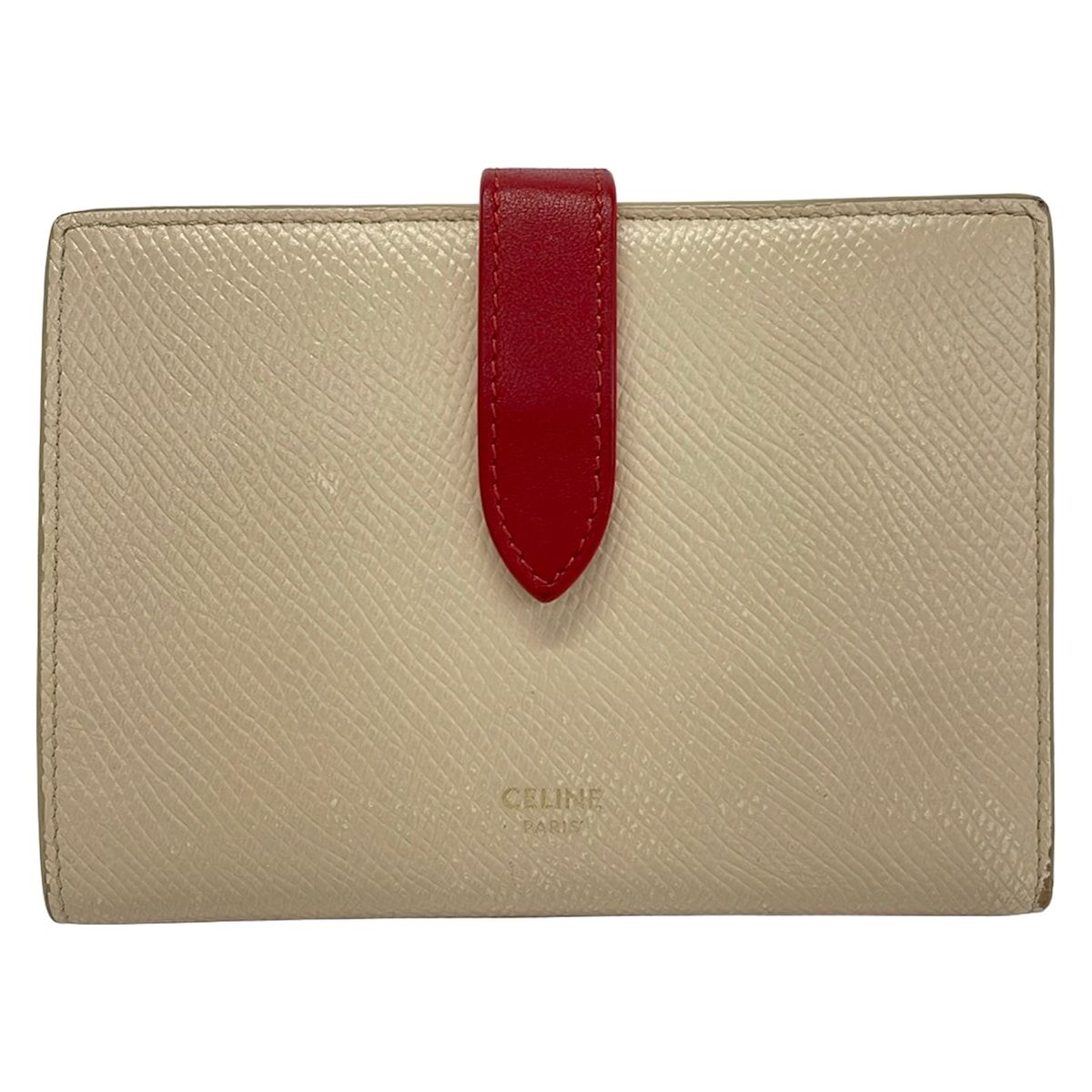 CELINE(セリーヌ) 2つ折り財布 ミディアム ストラップ ウォレット