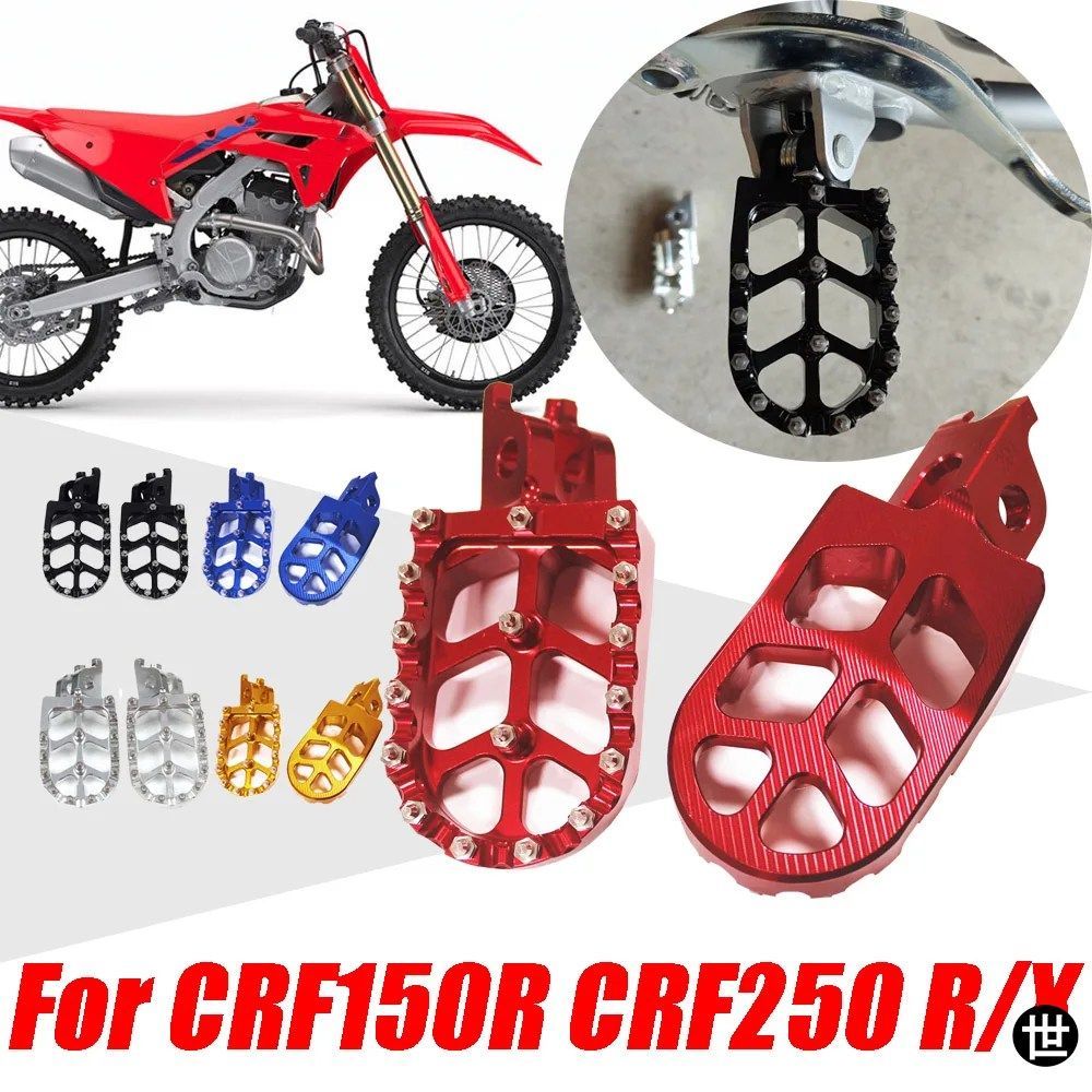 ホンダ CRF150R CRF250R CRF250X CRF150 CRF 150 R CRF250 CRF 250 R X 用オートバイアクセサリー フットレスト フットペグ ペダル 6,759円