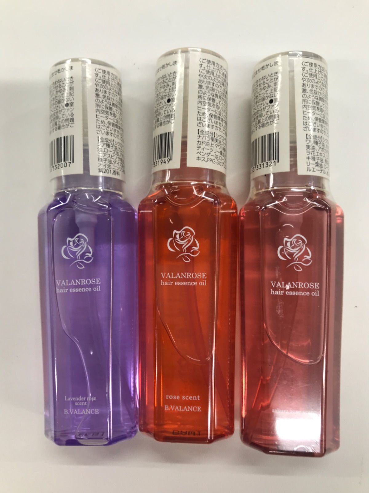 D3898 K VALANROSE バランローズ VR ヘアエッセンス オイル 50ml／ヘアエッセンス オイルL 50ml／ヘアエッセンス オイルS 50ml 計3点セット
