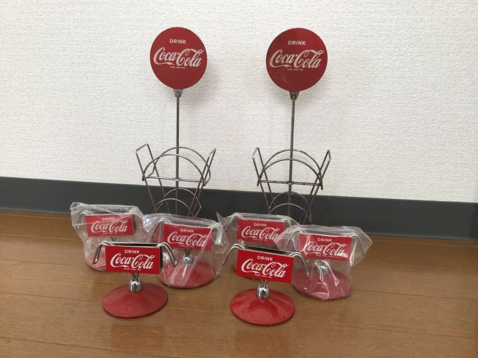 NO.2 コカ.コーラ メニュースタンド6個 ナプキンスタンド2個 セット 