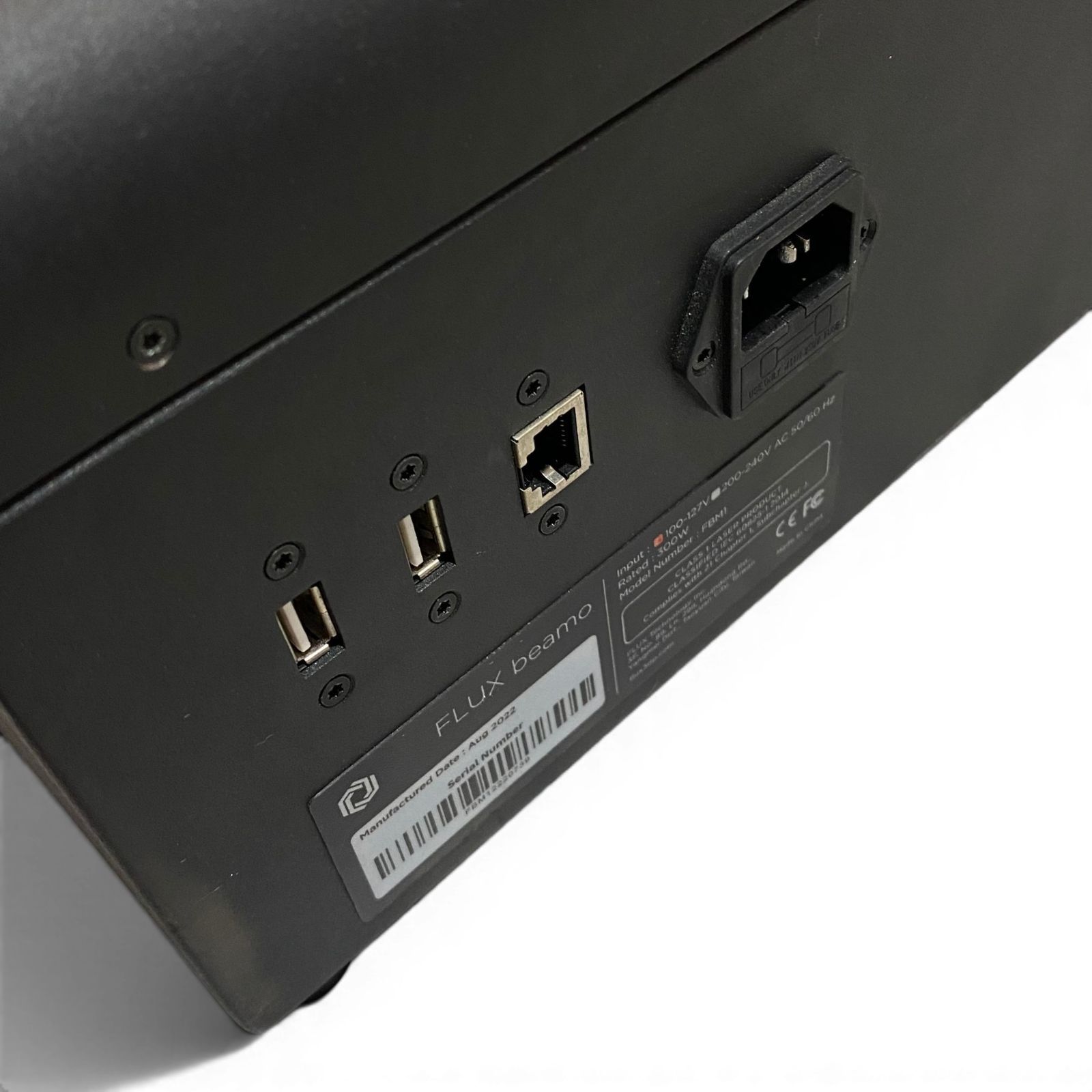 FLUX beamo ロータリーアドオン CO2レーザー加工機 通電確認済み FBM1