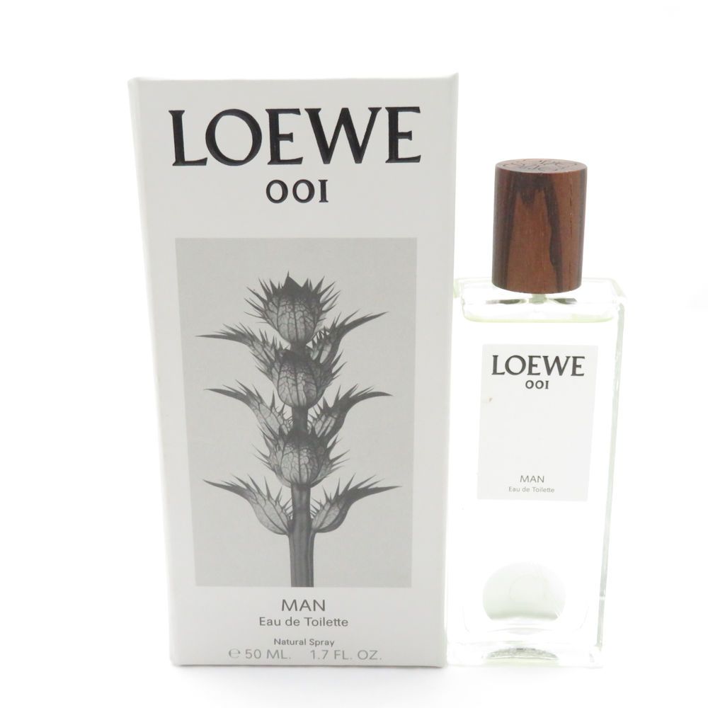 美品 LOEWE ロエベ 001 マン 香水 50ml 残量多 オードトワレEDT BD5912AD