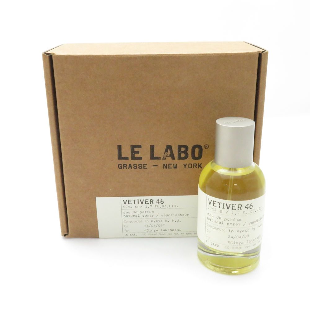 美品 LELABO ルラボ ベチバー 46 香水 50ml 残量多 オードパルファムEDP BD5871AD