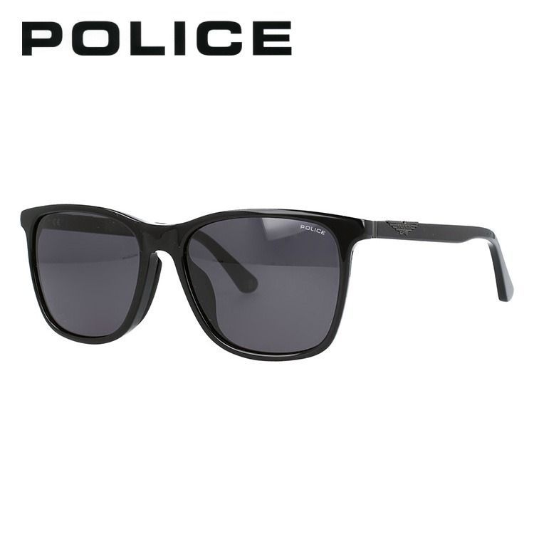 【訳あり】ポリス サングラス オリジン1 アジアンフィット POLICE ORIGINS1 SPL872I 0700 56サイズ 2019年版 MEN IN BLACK (MIB) 限定サングラス ウェリントン型 ユニセックス メンズ レディース