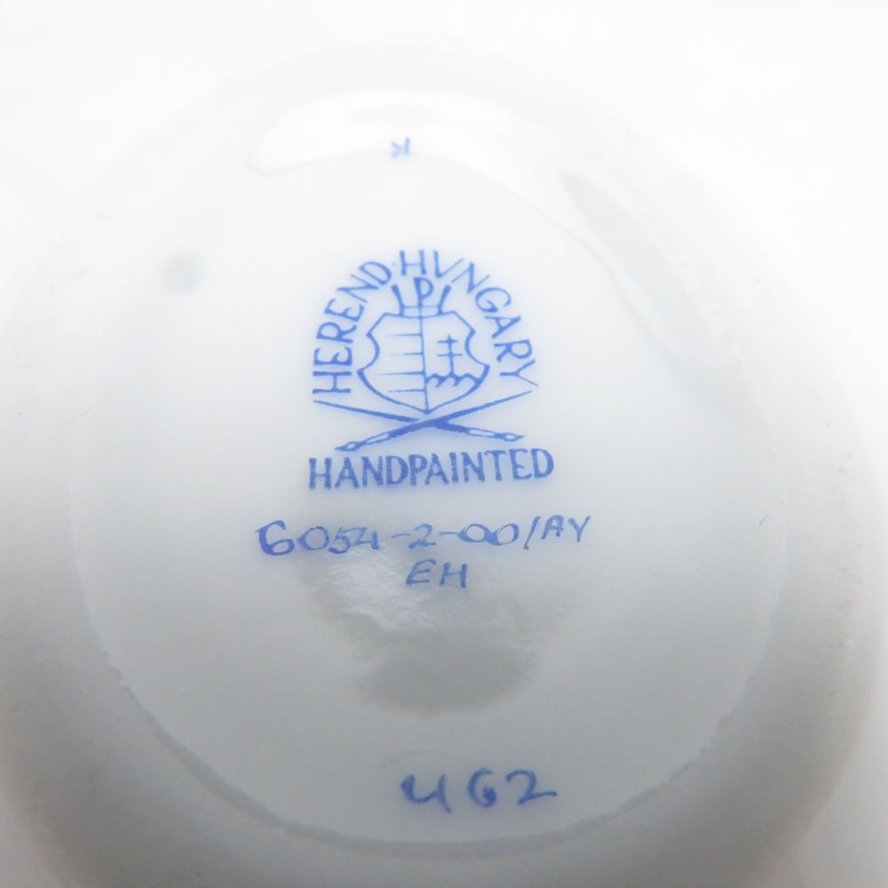 未使用 Herend ヘレンド アポニー AY タマゴボックス ヨコ トリ 鳥