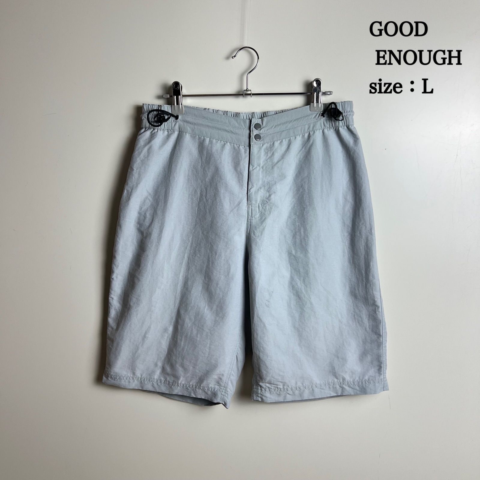 GOOD ENOUGH 00s archive 3D pocket half pants L グッドイナフ 立体