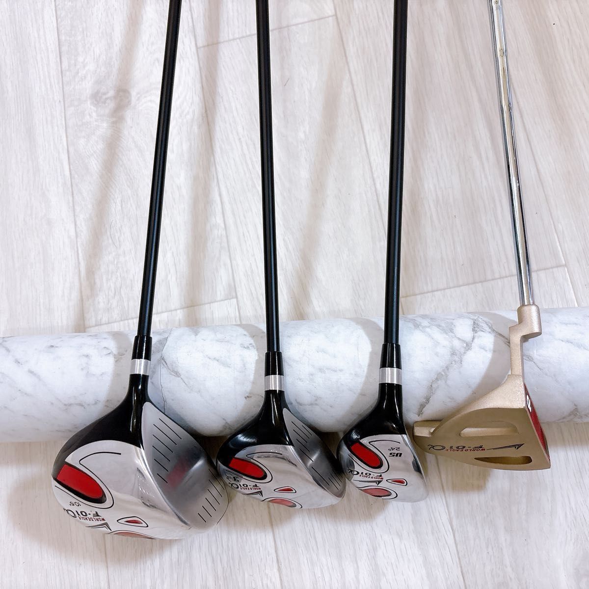 レフティー 左利き WORLD EAGLE 新品ドライバー メンズゴルフセット 美品 レフティ WORLD EAGLE ワールドイーグル メンズゴルフセット 10本
