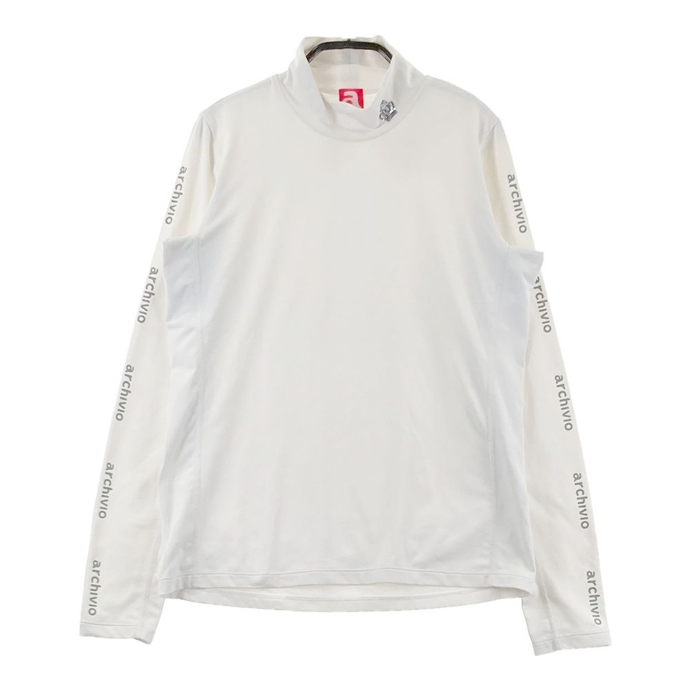 サイズ：38 ARCHIVIO アルチビオ ハイネック 長袖Tシャツ ホワイト系