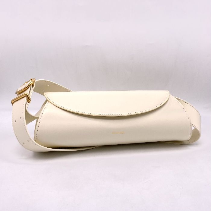 【中古】美品 JILSANDER ジルサンダー カンノーロ レザー ショルダー バッグ fY04391A