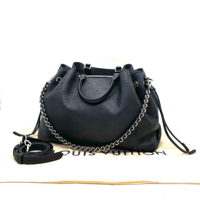 【中古】美品 LOUIS VUITTON ヴィトン マヒナベラ 2 WAY トリヨンレザー ハンド ショルダー バッグ RFID有り fY05198A