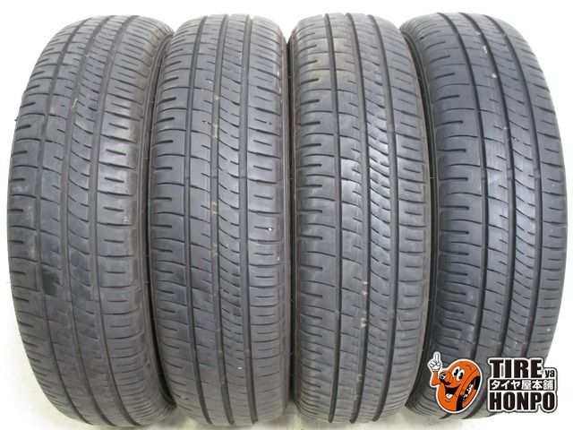 【中古 夏用】 155/65R14 75S 4本セット ダンロップ エナセーブ EC204 サマータイヤ 中古タイヤ