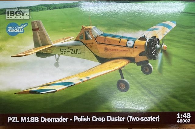 IBGモデル IBG48002 PZL M18B ドロマーダー ポーランド農業用航空機 (複座型) 1/48スケール プラモデル!