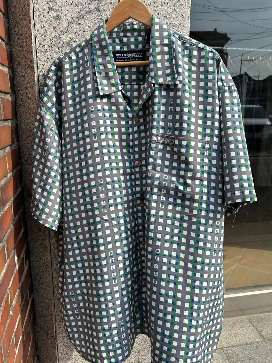 90s 펠레펠레 Starship Square チェック柄シャツ