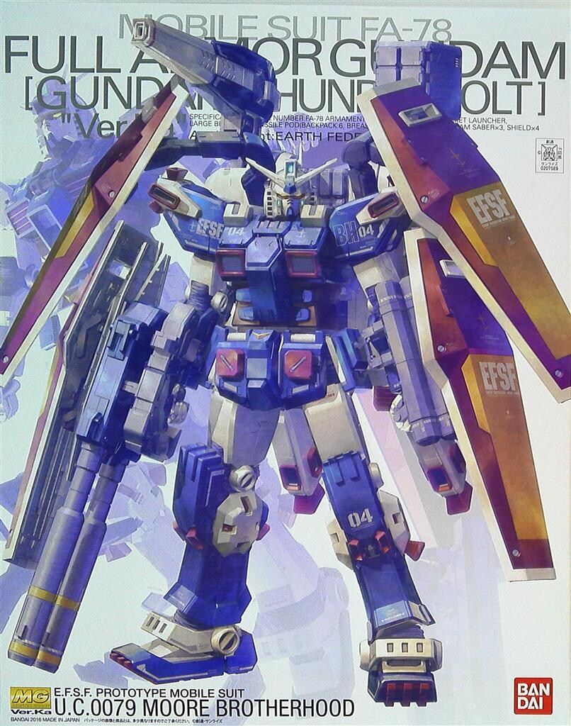 バンダイ MG ガンダムサンダーボルト フルアーマー・ガンダム Ver.Ka 1/100