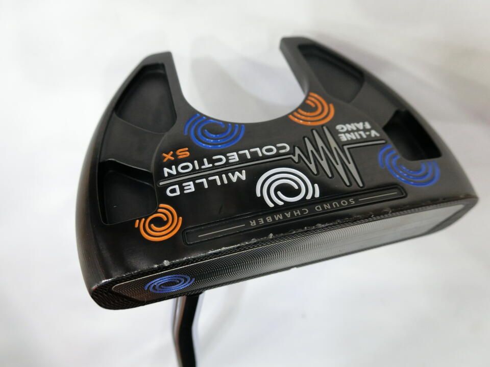 オデッセイ　MILLED COLLECTION SX V-LINE FANG　パター　中古　ゴルフドゥ！札幌厚別店【最短即日発送】