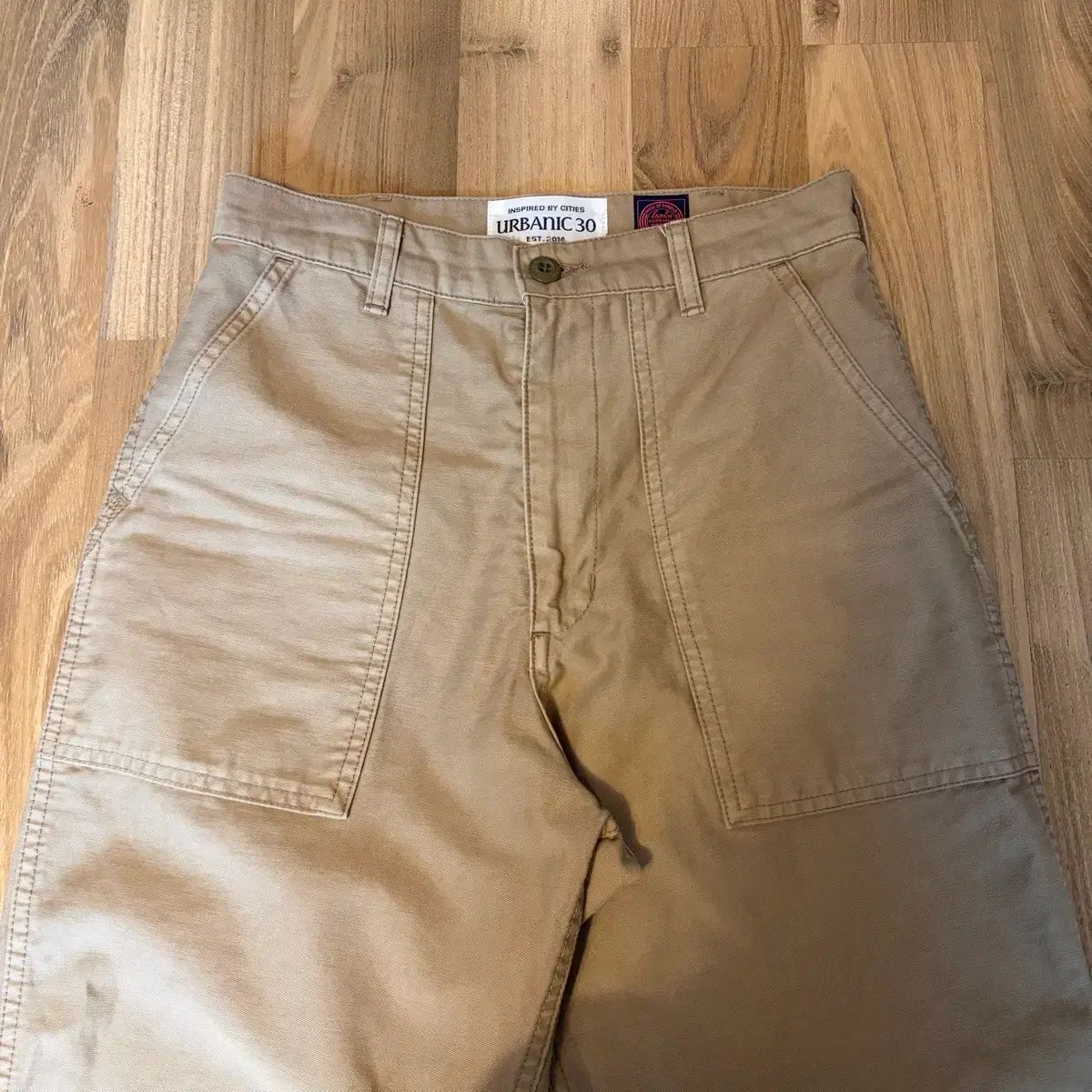 アーバニック30 Urbanic30 ベージュ コットン パンツ S